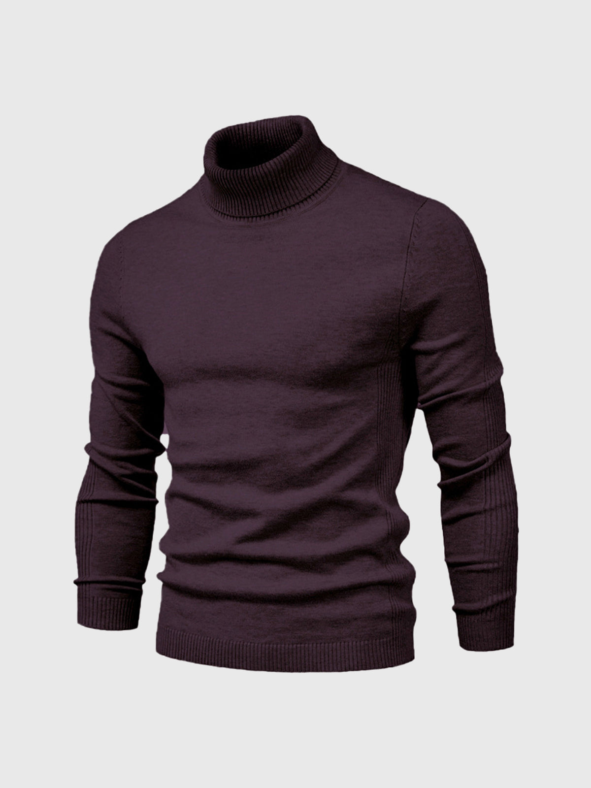 Herren Rollkragenpullover Baumwolle Elegantes Strickdesign