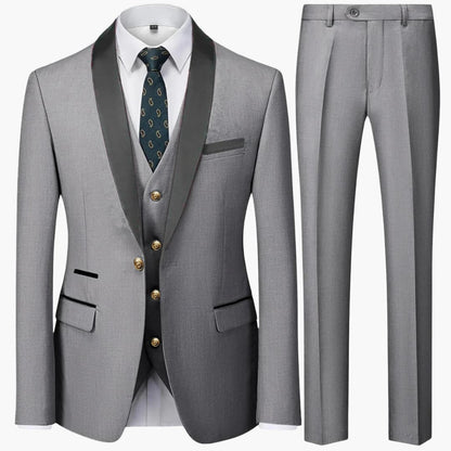Herren Anzug Elegant Formell Komplett