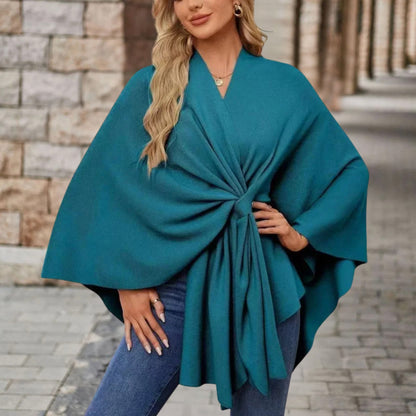 Damen Oberteil Cape-Stil Frontknoten