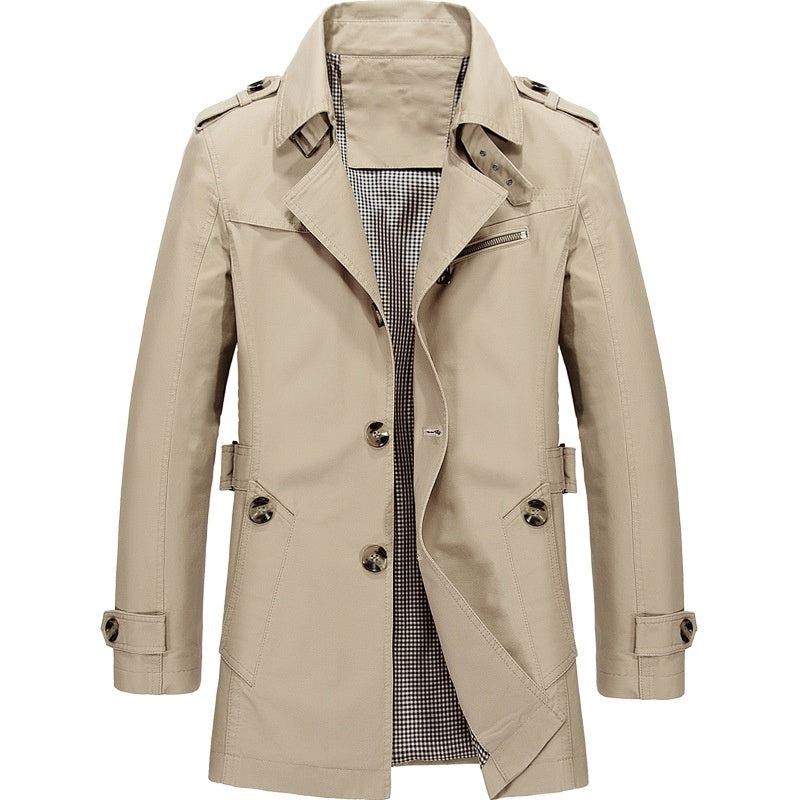 Herren Winterjacke Stilvoll Wärmeisolierend