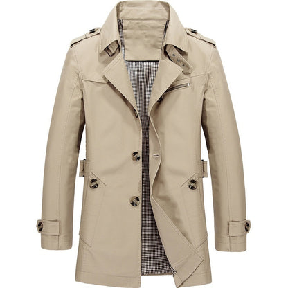 Herren Winterjacke Stilvoll Wärmeisolierend