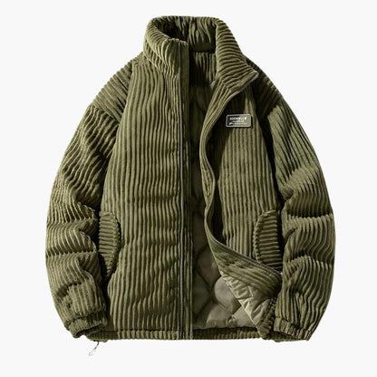 Eveloria Herren Cordjacke Stilvoll Braun