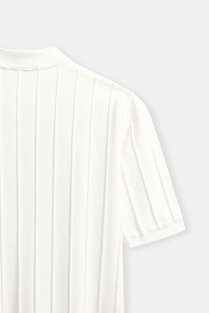 Herren Klassisches Heavy O-Hals Streifen T-Shirt