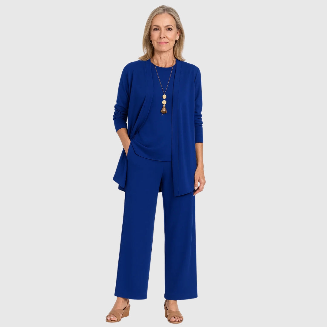 Damen Minimalistisches Lounge Set 3-teilig