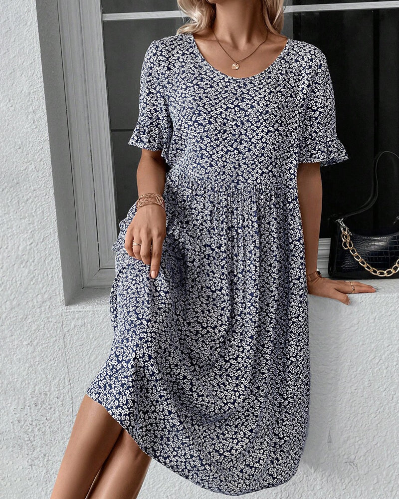 Eveloria Damenkleid Florales Muster