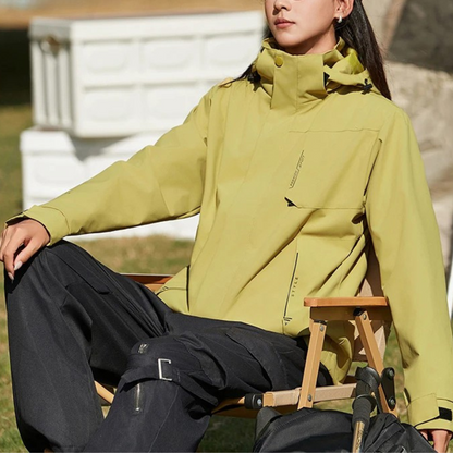Damen Mehrlagige Skijacke Winterjacke