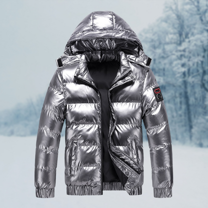 Herren Winterjacke Wasserdicht Gepolstert Steppjacke