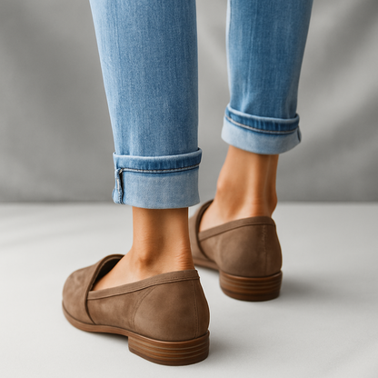 Damen Zehen-Loafer Schlanke Bequem
