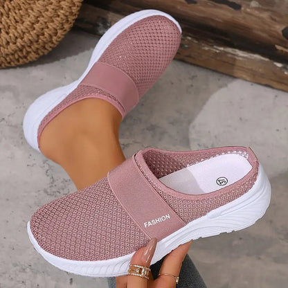 Eveloria Damen Orthopädische Slip On Schuhe Klettverschluss