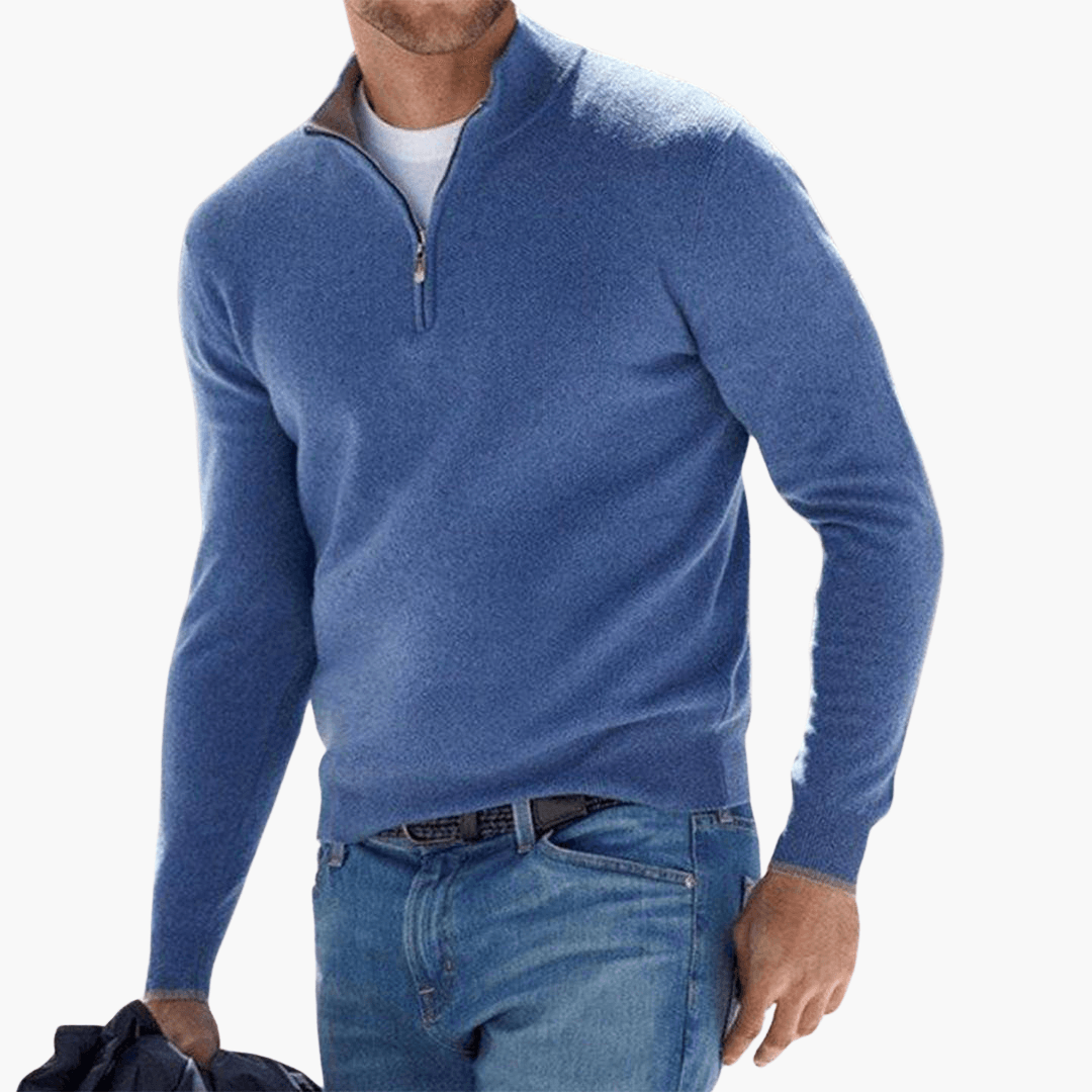 Herren Pullover Mit Reißverschluss
