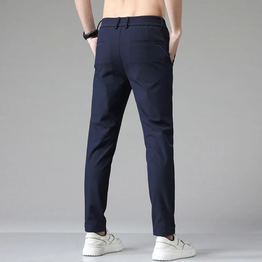 Herren Chino Hose Slim Fit Schmal