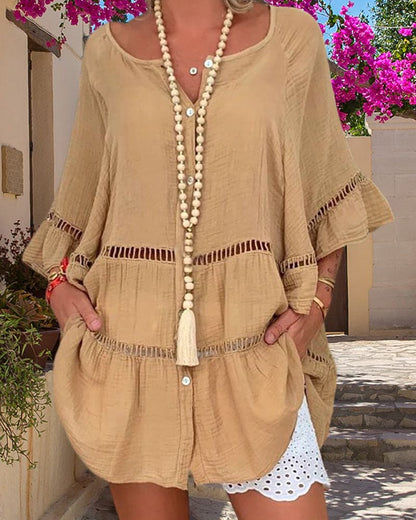 Eveloria Damen Boho Sommertunika