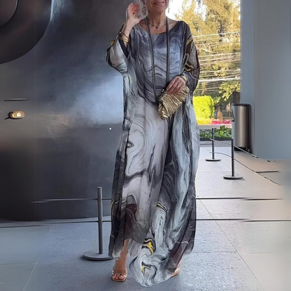 Elegantes Damen Abendkleid Chiffon Für Festliche Anlässe