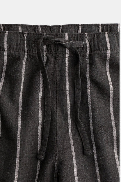 Herren Loungehose Nadelstreifen Old-Money-Optik Mehrfarbig