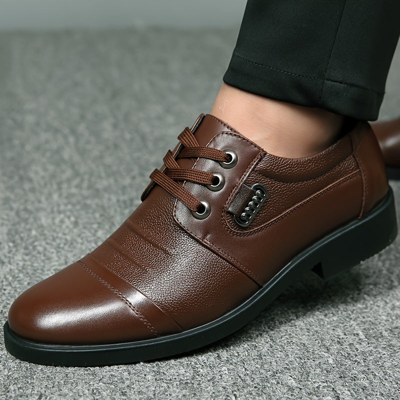 Havren Herren Business Winterschuhe Schnürung Warmfutter