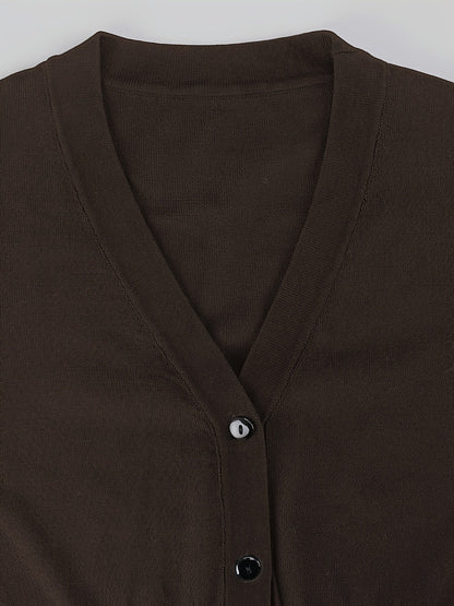 Eveloria Damen Bolerojacke Knopfverschluss