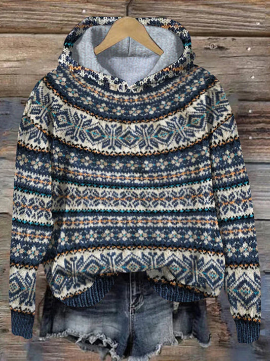 Eveloria Damen Norwegischer Pullover Warm - Eveloria