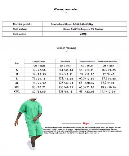 Eveloria Damen Sportanzug T-Shirt und Shorts