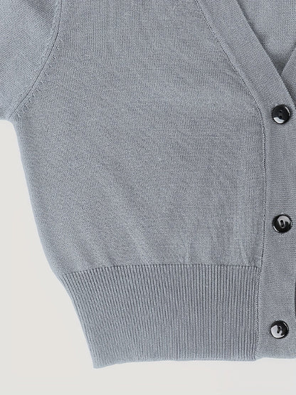 Eveloria Damen Bolerojacke Knopfverschluss