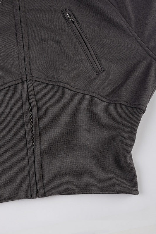 Damen Flausch-Hoodie Weich Grau