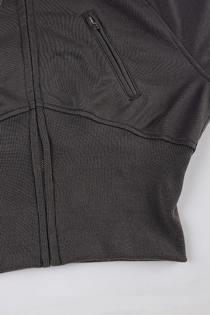 Damen Flausch-Hoodie Weich Grau