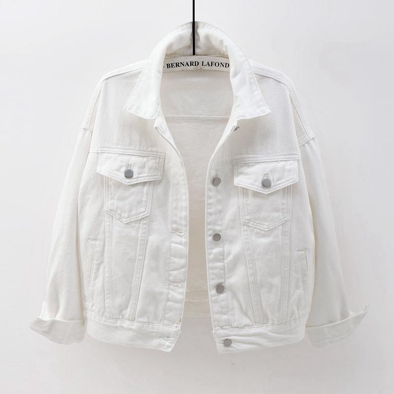 Damen Denimjacke Klassisch Vielfältige Farben