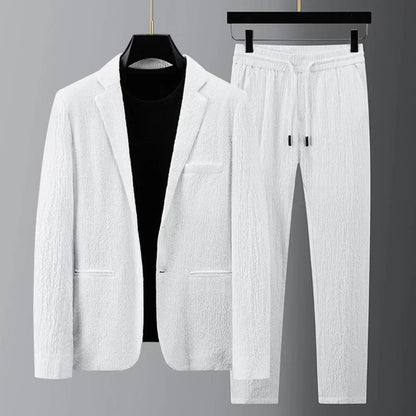 Eveloria Herren Blazer Kordhose Set