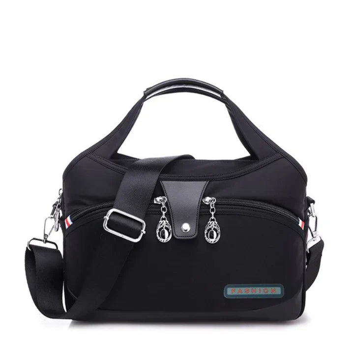 Eveloria Damen Anti-Diebstahl-Handtasche Sicherheitsverschluss Schwarz - Eveloria