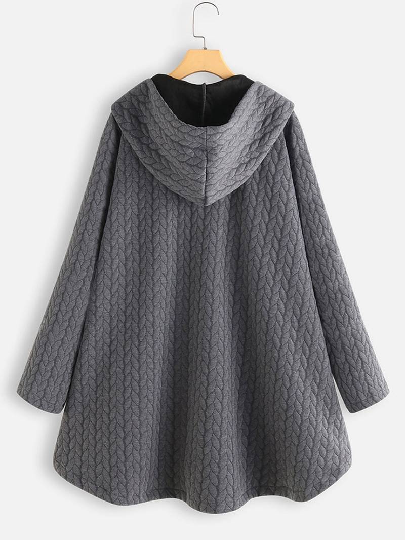 Eveloria Damen Wintermantel Warm Bequem