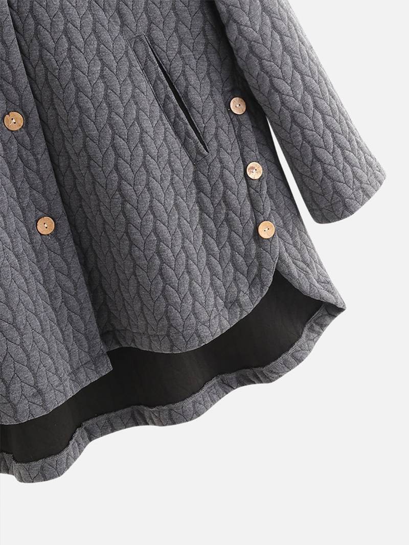 Eveloria Damen Wintermantel Warm Bequem