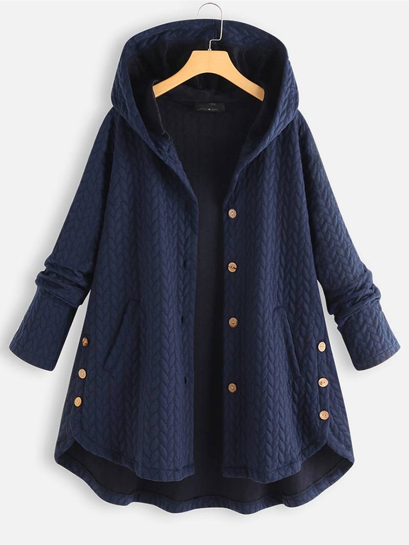 Eveloria Damen Wintermantel Warm Bequem