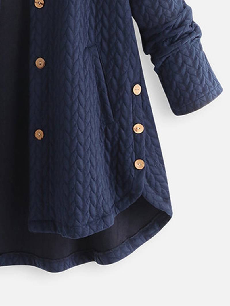 Eveloria Damen Wintermantel Warm Bequem