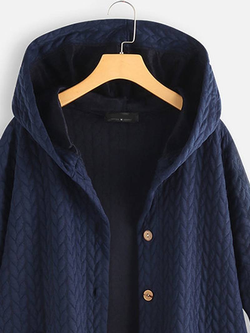 Eveloria Damen Wintermantel Warm Bequem