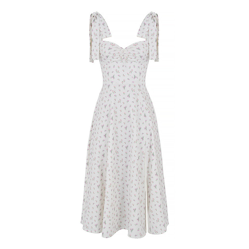 Eveloria Damenkleid mit Trägern Französisches Design