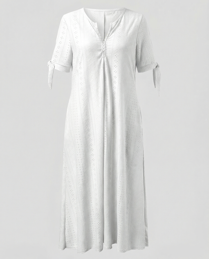 Eveloria Damen Boho Midi Kleid Elegant Sommer