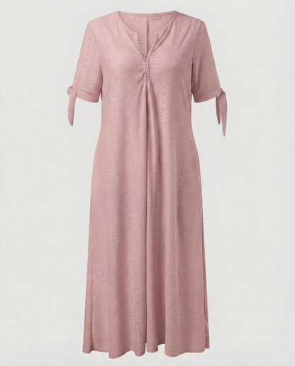 Eveloria Damen Boho Midi Kleid Elegant Sommer