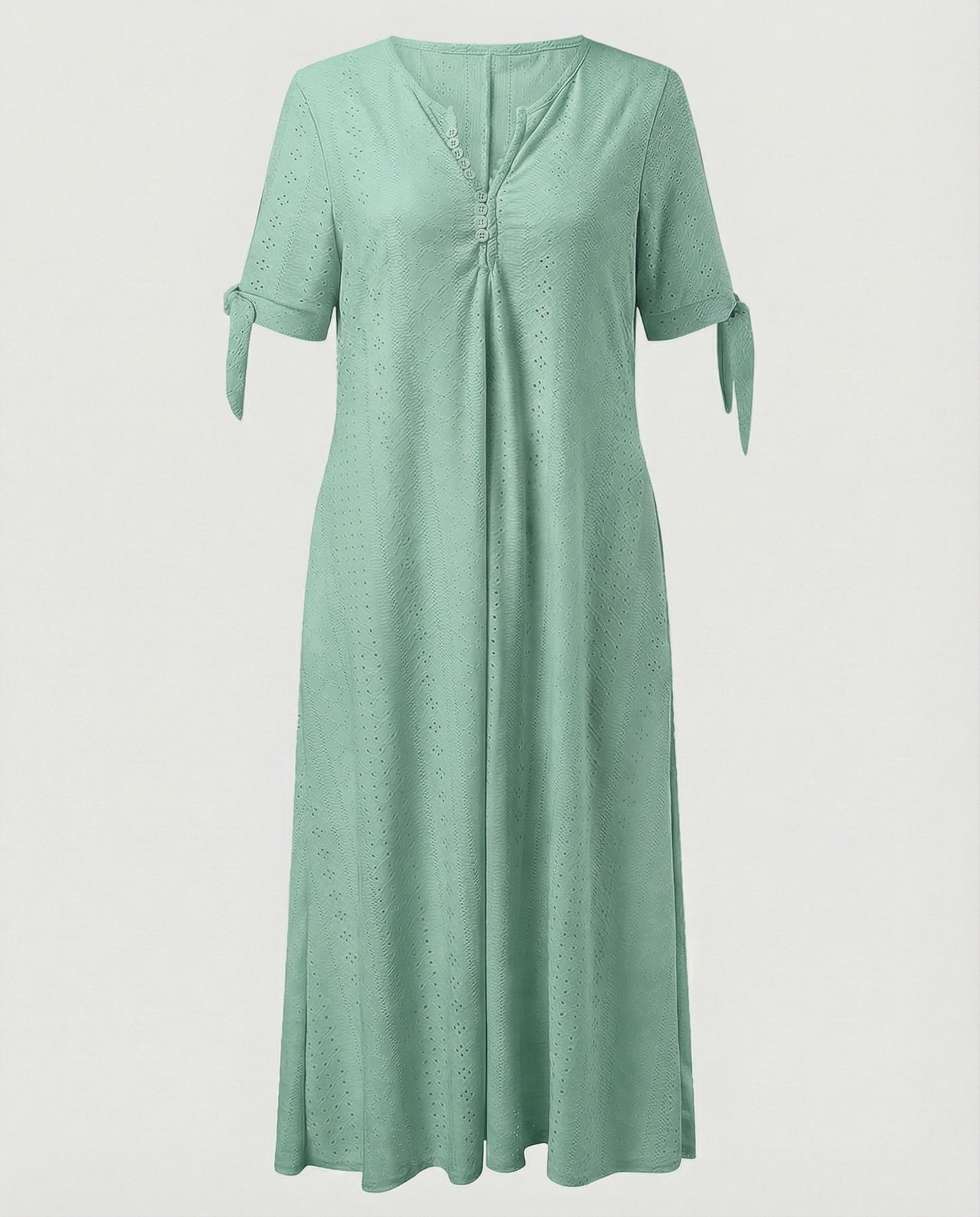 Eveloria Damen Boho Midi Kleid Elegant Sommer