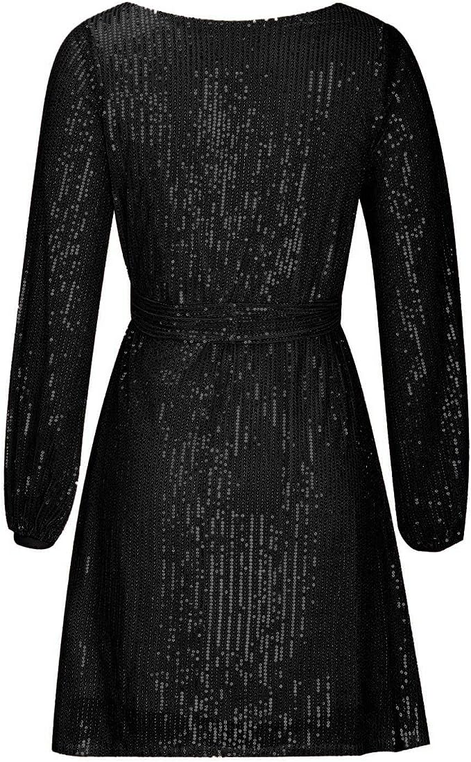 Eveloria Damen Minikleid Lockeres Partykleid