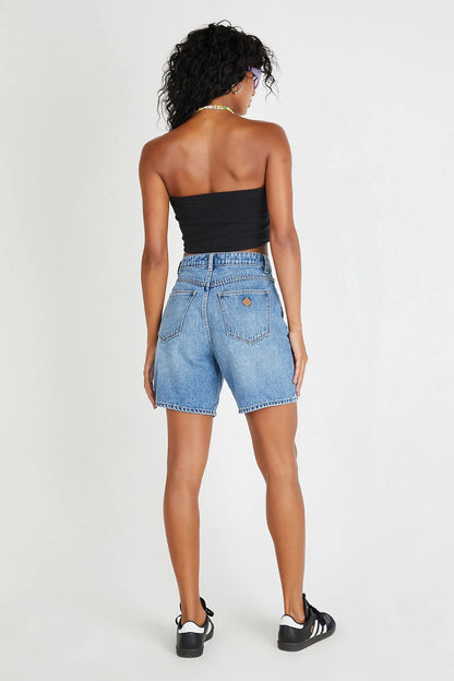 Damen Casual Shorts Relaxed Fit Denim Blau