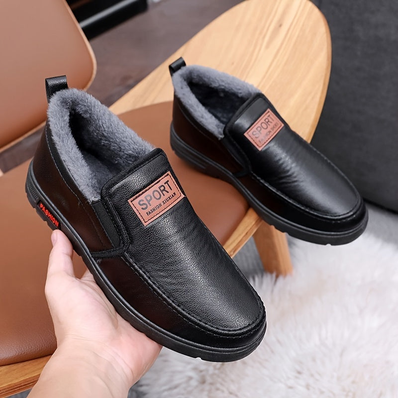 Yarden Herren Winter Slip-On Schuhe Warmfutter Mittlerer Schnitt