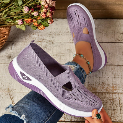 Eveloria Damen Slip-On Sneaker Atmungsaktives Material