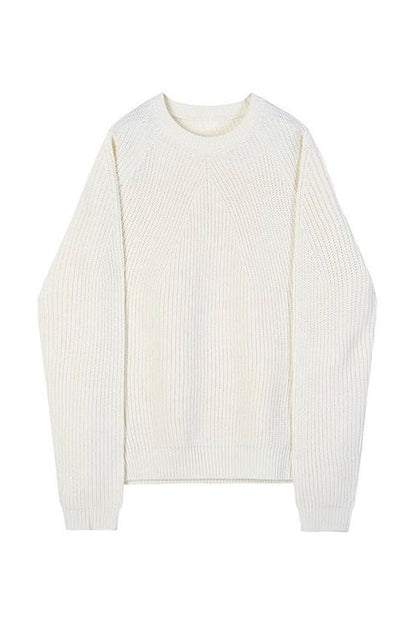 Eveloria Herren Pullover Gerippt Elegantes Design