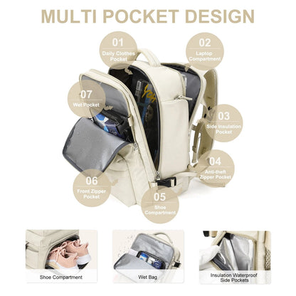 Damen Rucksack Groß Modern