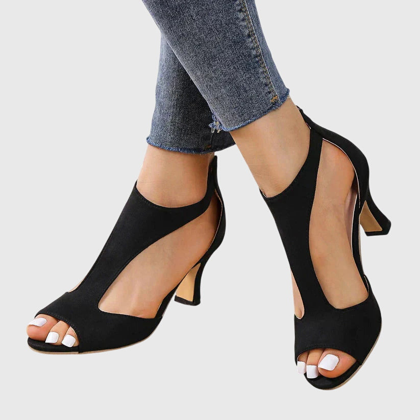 Damen Sandaletten Offene Zehenpartie Frühlingslook