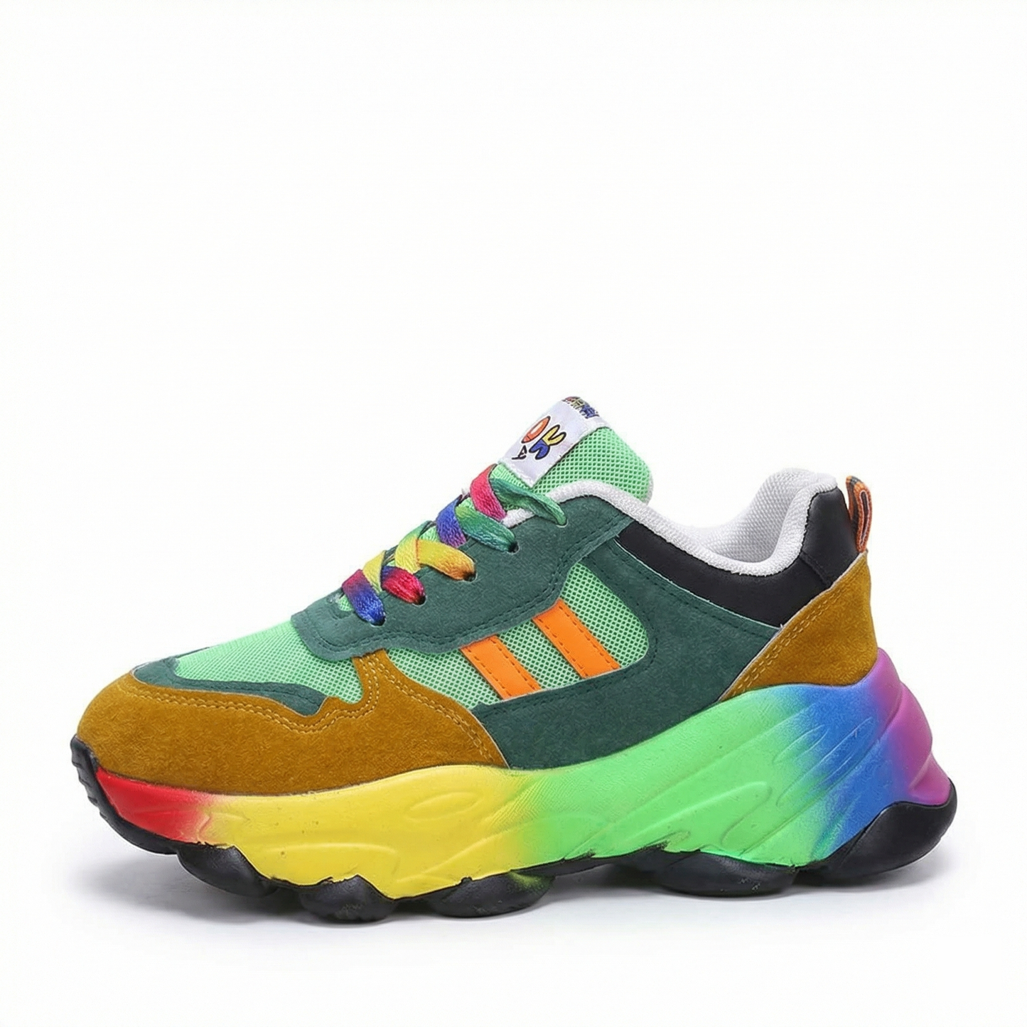 Eveloria Damen Orthopädische Laufschuhe Bunt