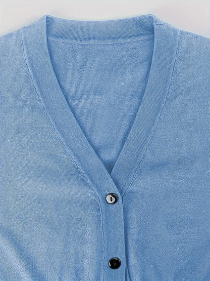 Eveloria Damen Bolerojacke Knopfverschluss