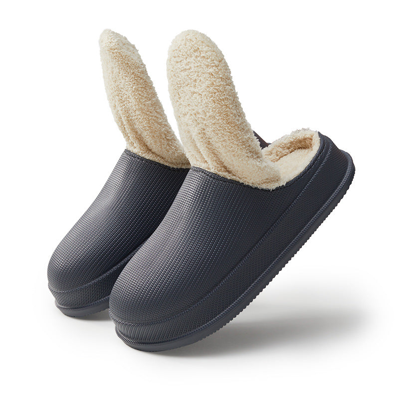 Eveloria Damen Warme Slipper Wollfutter Bequem