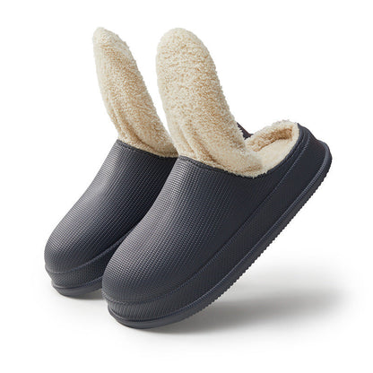 Eveloria Damen Warme Slipper Wollfutter Bequem