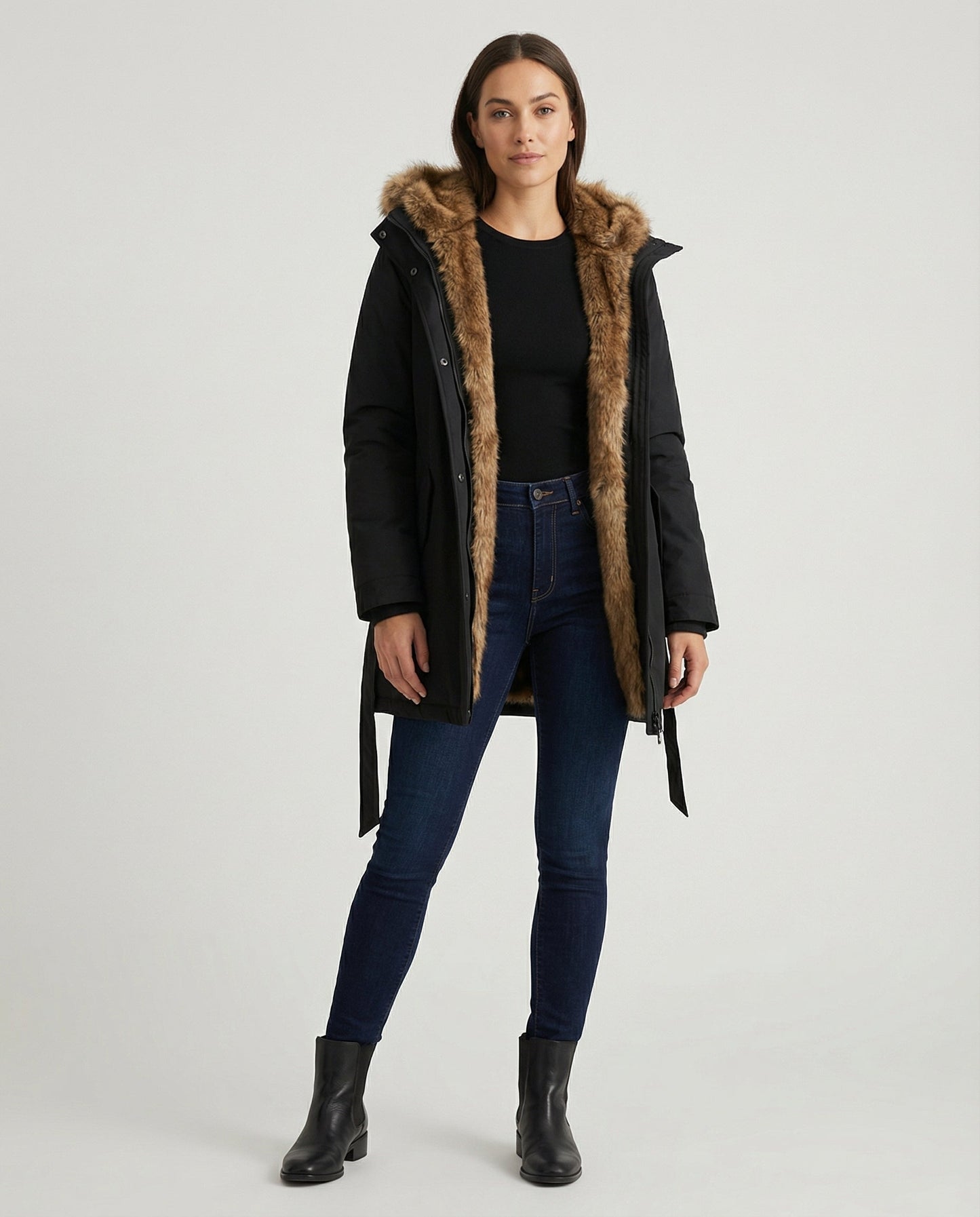 Damen Winterjacke Warm Bont