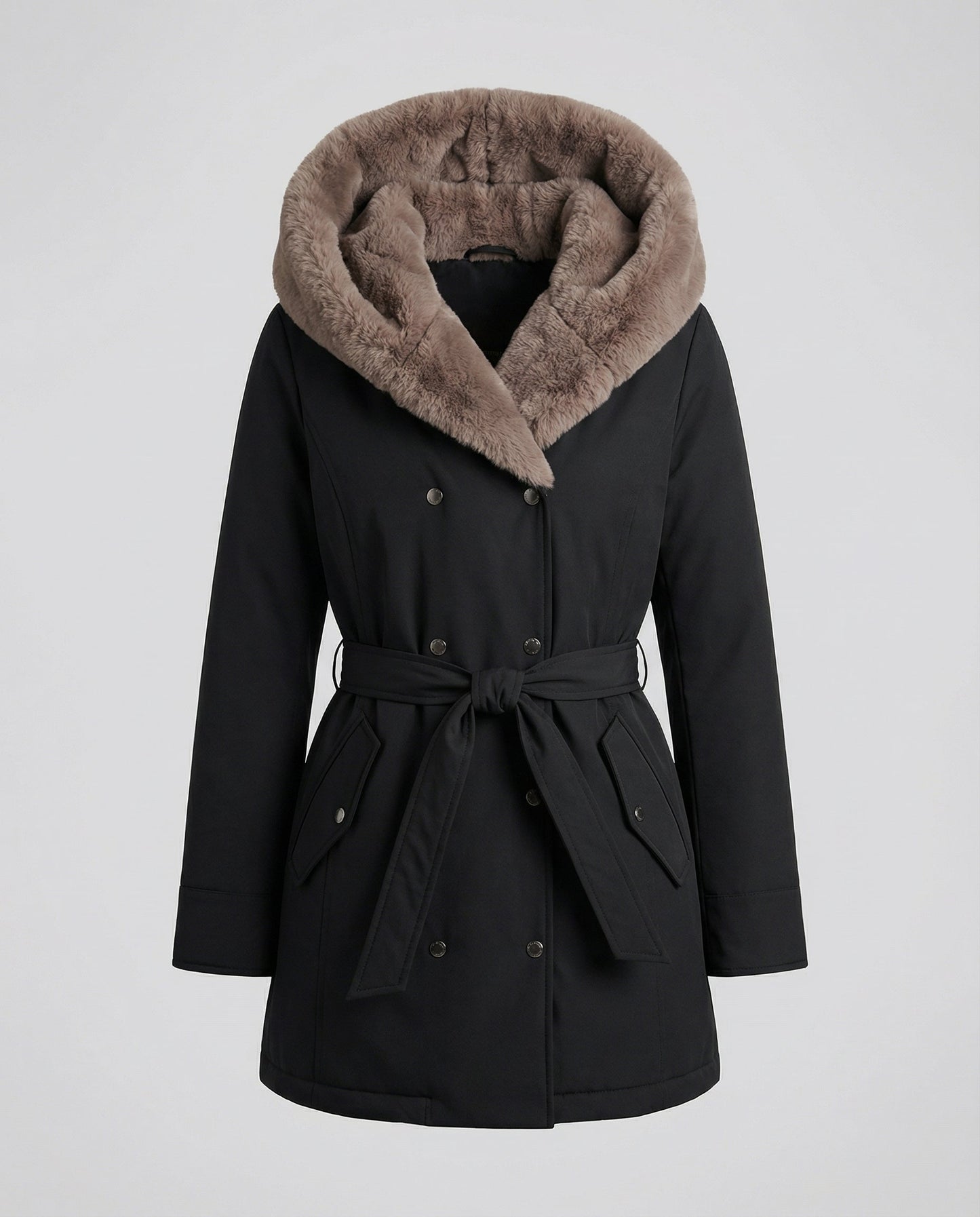 Damen Winterjacke Warm Bont